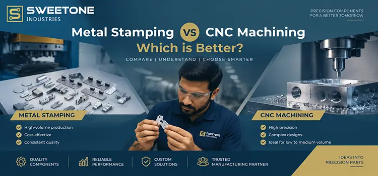 Metal Stamping vs CNC Machining